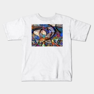 Trendy abstract background Kids T-Shirt